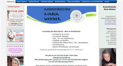 Desktop Screenshot of kosmetikstudio-wehner.de
